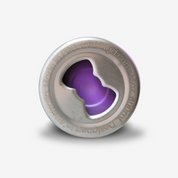 Get Rug'd metal cup lid with unique purple inner seal and ergonomic opening design