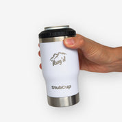 Get Rugd StubCup with Insulated Design for Hot and Cold Beverages in Hand