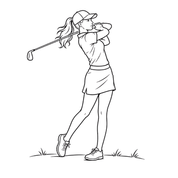 Female Golfer