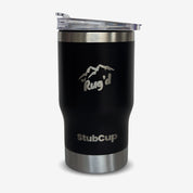 Black Stainless Steel Coffee Cup with Lid