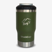 Stainless Steel Stubby Holder Green