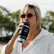 Get Rug'd StubCup stubby cooler coffee cup drinking beer with a stylish design and easy sipper lid