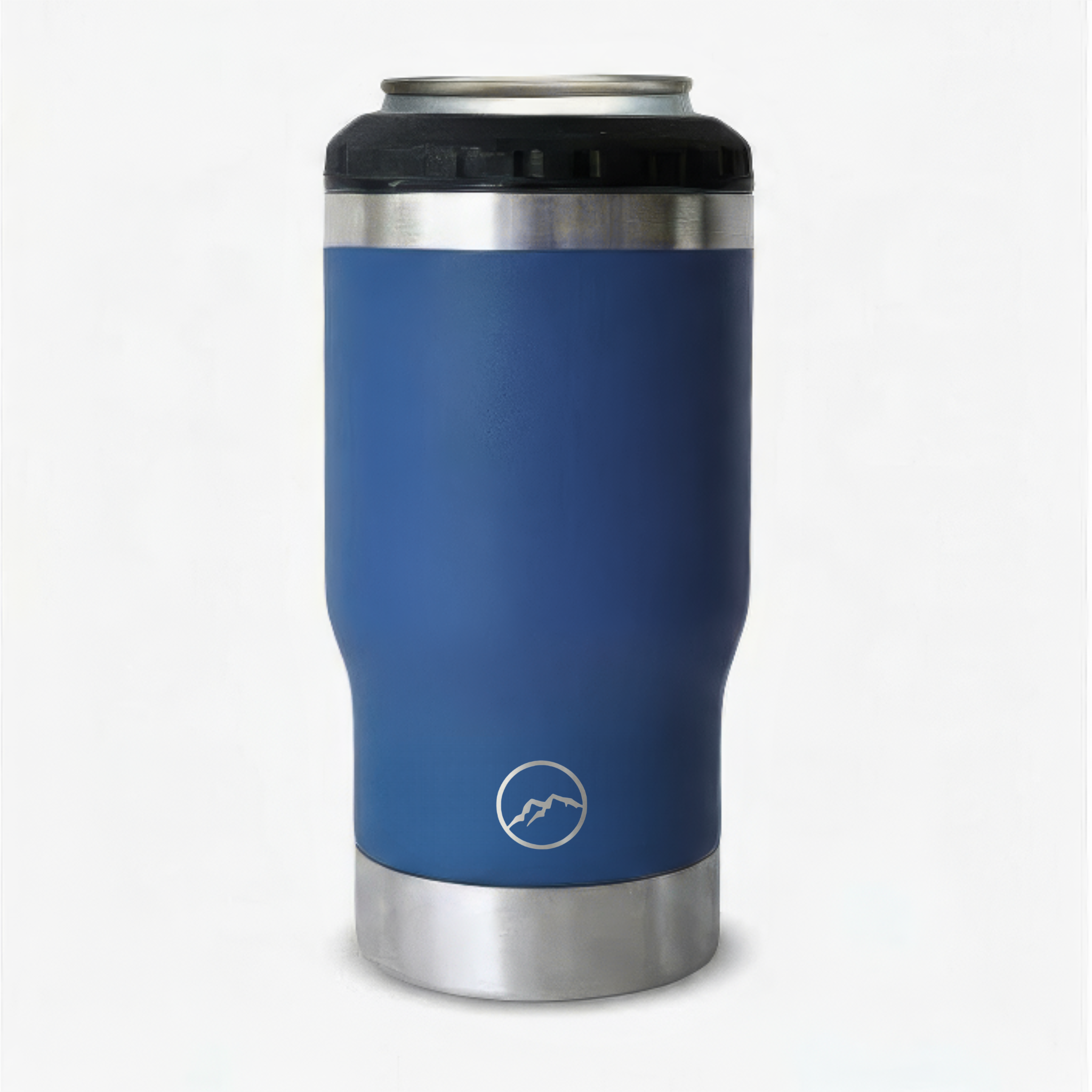 Get Rug'd Best Stubby Cooler Coffee Cup in blue with insulated design for keeping beverages hot or cold