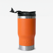 Get Rug'd StubCup orange can stubby holder cooler coffee cup with a sleek design and spill-proof lid