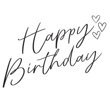 Happy Birthday 3 Hearts