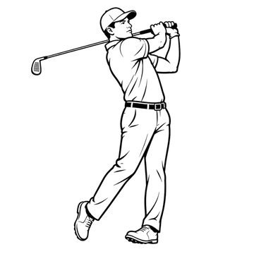 Male Golfer