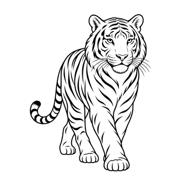 Tiger Standing
