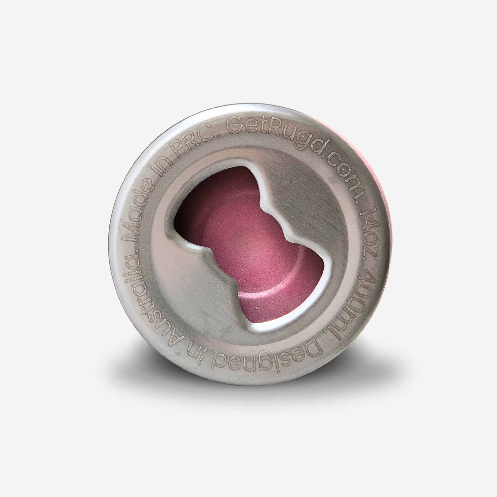 Get Rug'd StubCup Pink can cooler drinking cup with stainless steel design and vibrant color