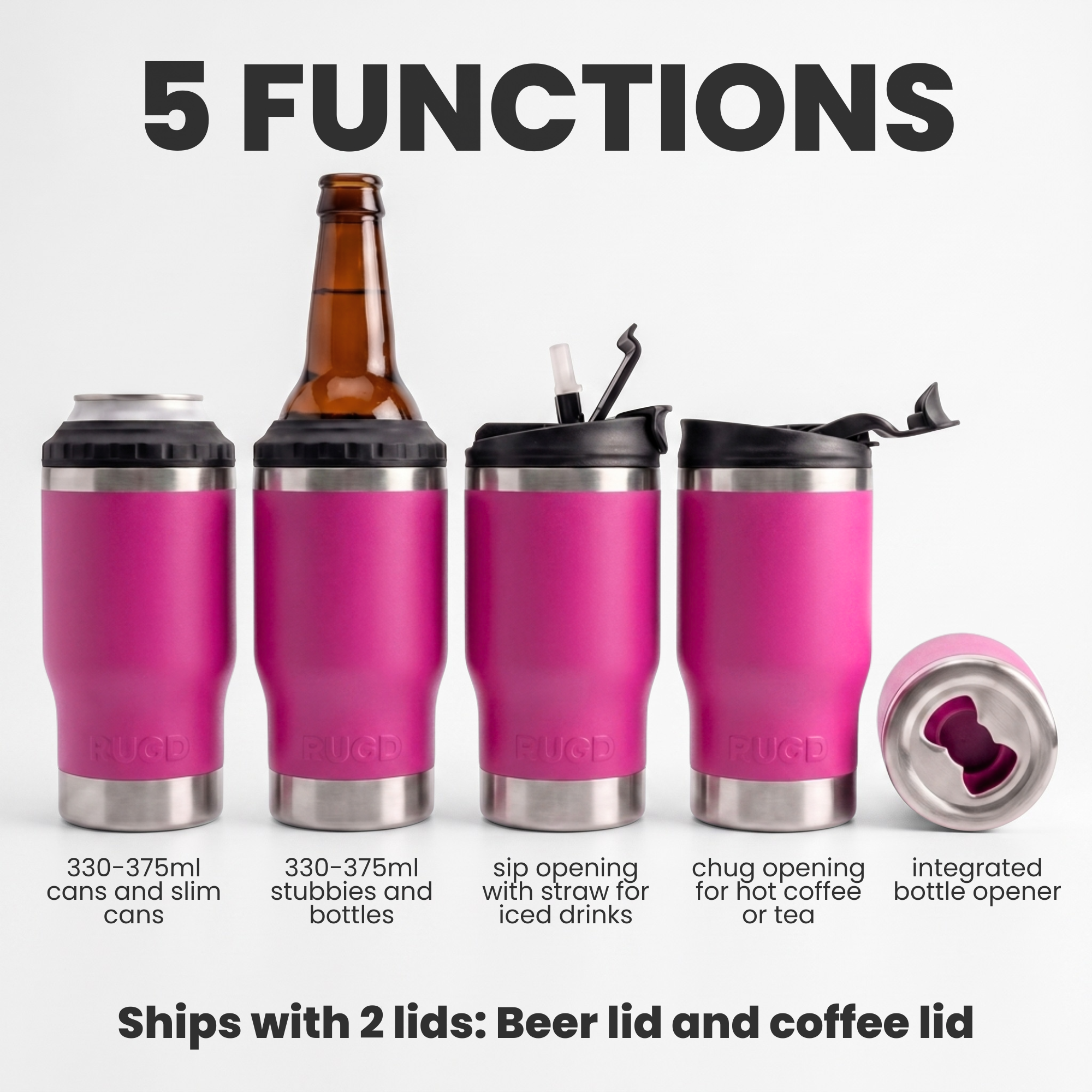 The StubCup® Hot Pink