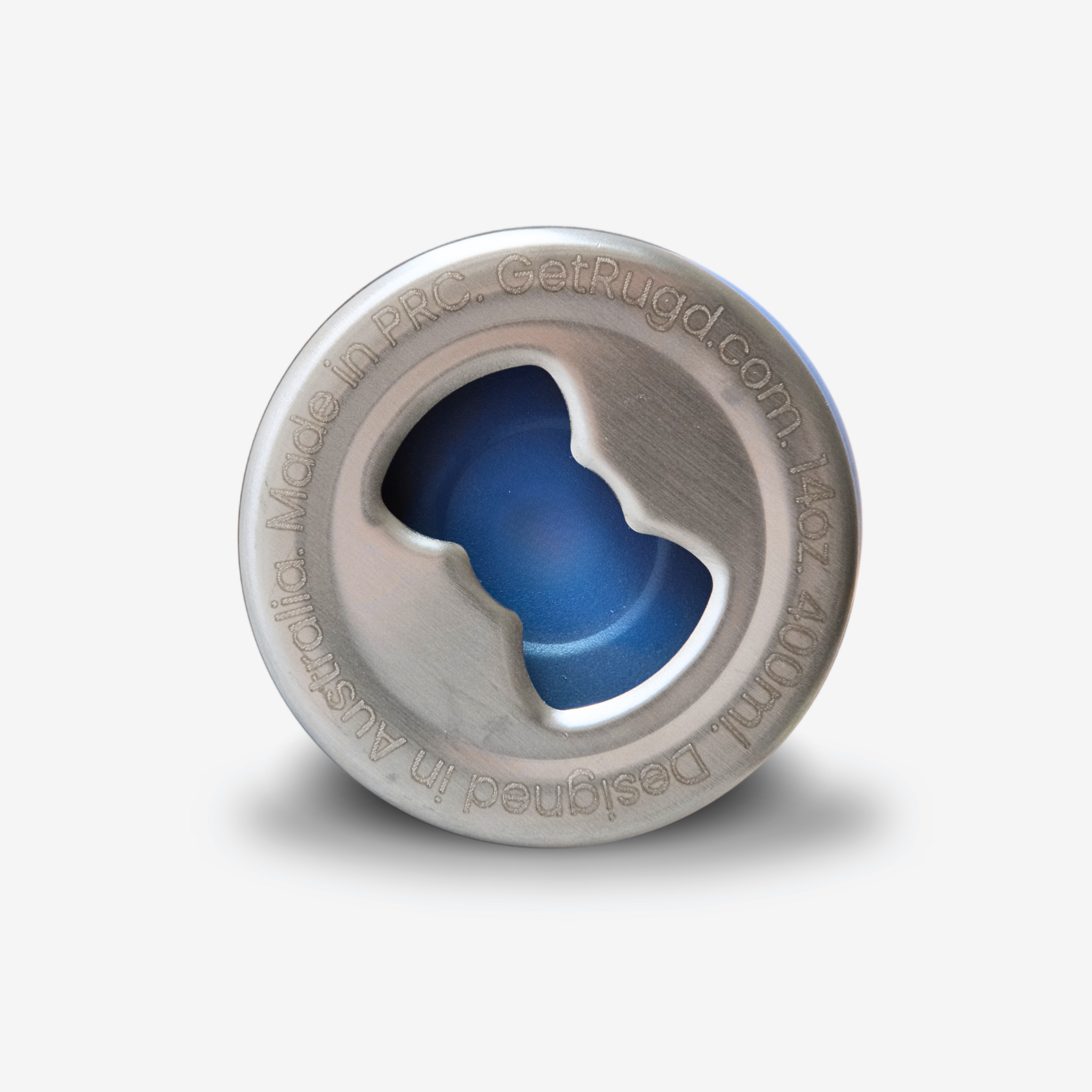 Best Stubby Cooler Coffee Cup by Get Rug'd with a sleek blue interior and durable stainless steel design
