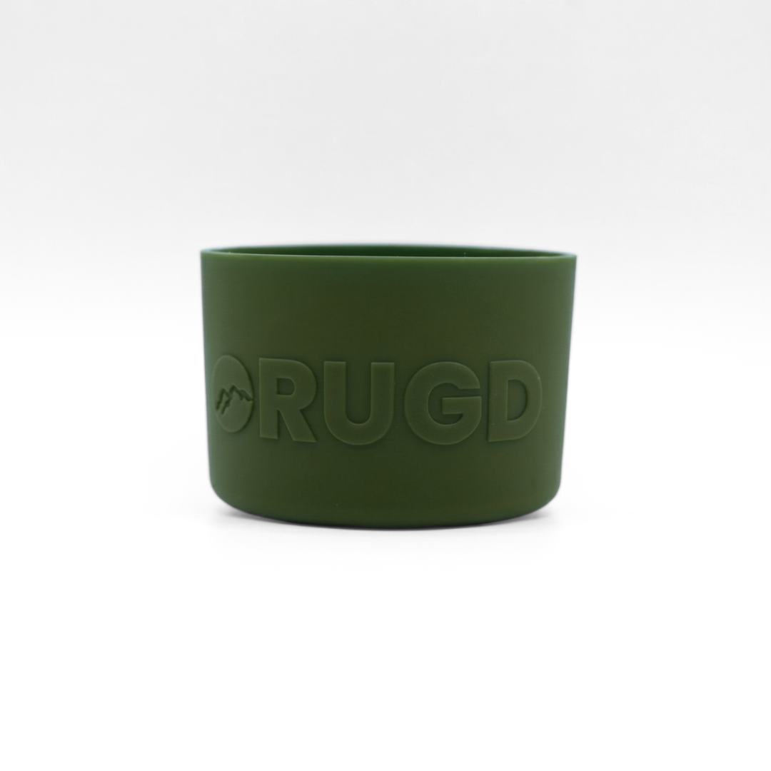 Green Silicone Boot with Raised Logo for 400ml StubCup from RUGD