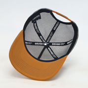 Get Rug'd Cap with Brown Visor and Mesh Back for Stylish Comfort and Breathability