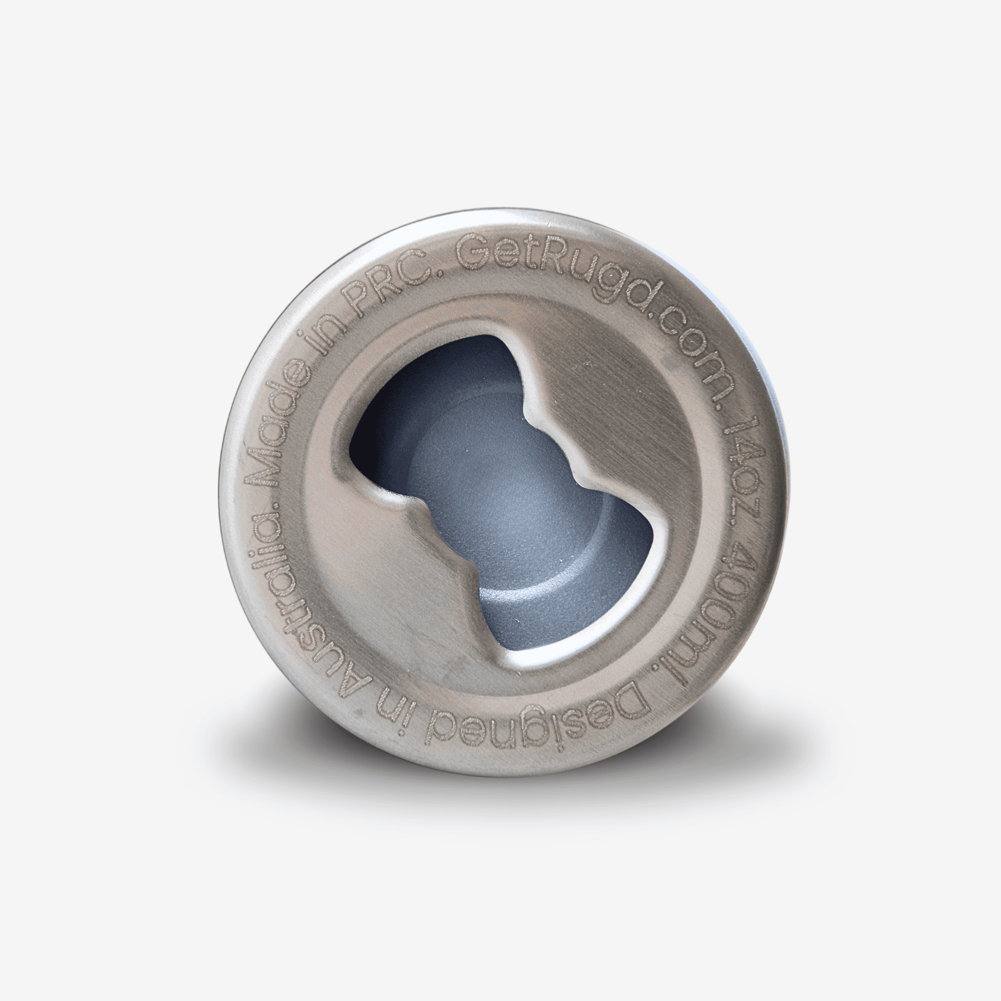 Get Rug'd StubCup insulated tumbler beer coffee with a sleek metallic design and wide opening