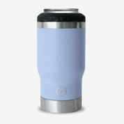 Get Rug'd StubCup insulated tumbler beer coffee in light blue with stainless steel base