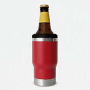 StubCup Red stubby cooler coffee cup can cooler drinking for beverages on the go