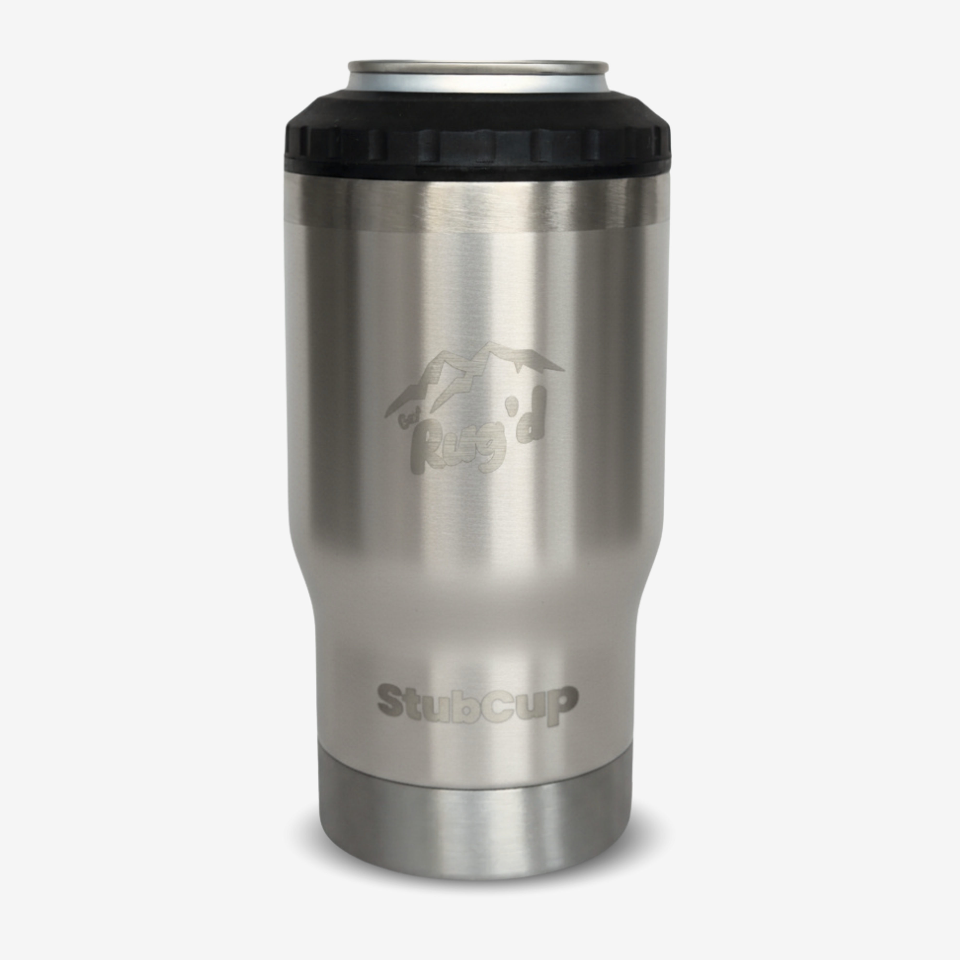 Get Rug'd StubCup stainless steel stubby cooler coffee cup for keeping beverages hot and cold