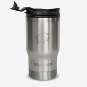 Get Rug'd StubCup stainless steel stubby cooler coffee cup with a secure lid for hot and cold beverages